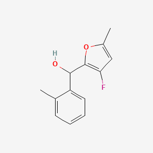 (3-Fluoro-5-methylfuran-2-yl)(o-tolyl)methanol