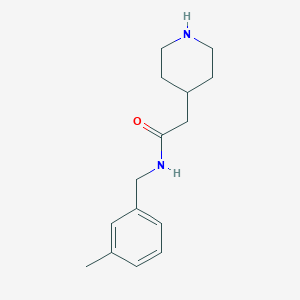 N-(3-Methylbenzyl)-2-(piperidin-4-yl)acetamide