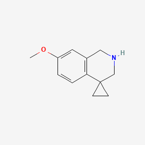 7'-methoxy-2',3'-dihydro-1'H-spiro[cyclopropane-1,4'-isoquinoline]