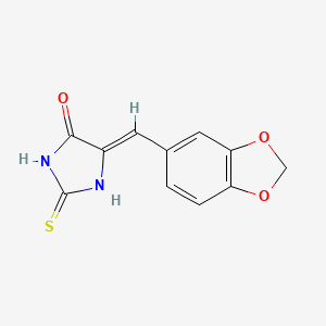 (Z)-5-(Benzo[d][1,3]dioxol-5-ylmethylene)-2-thioxoimidazolidin-4-one