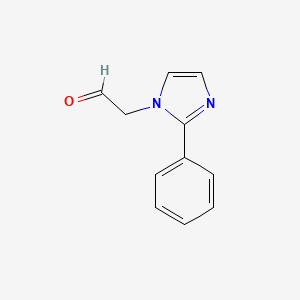 2-(2-Phenyl-1H-imidazol-1-yl)acetaldehyde