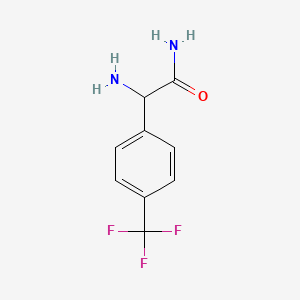 2-Amino-2-(4-(trifluoromethyl)phenyl)acetamide