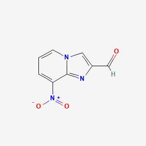 molecular formula C8H5N3O3 B1506005 8-Nitroimidazo[1,2-a]pyridine-2-carbaldehyde CAS No. 885276-72-2