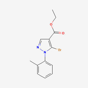 Ethyl 5-bromo-1-(o-tolyl)-1H-pyrazole-4-carboxylate