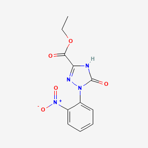 Ethyl 1-(2-nitrophenyl)-5-oxo-2,5-dihydro-1H-1,2,4-triazole-3-carboxylate