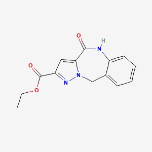 Ethyl 4-oxo-5,10-dihydropyrazolo[5,1-c][1,4]benzodiazepine-2-carboxylate