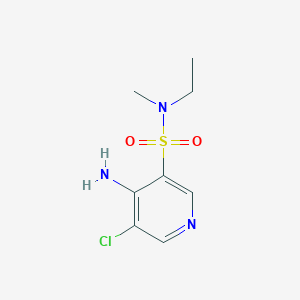 4-Amino-5-chloro-N-ethyl-N-methylpyridine-3-sulfonamide