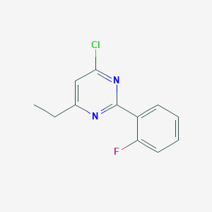 4-Chloro-6-ethyl-2-(2-fluorophenyl)pyrimidine