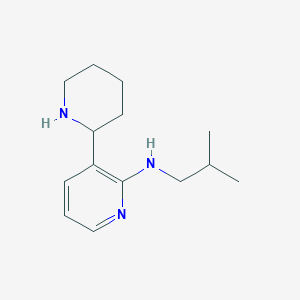 N-Isobutyl-3-(piperidin-2-yl)pyridin-2-amine