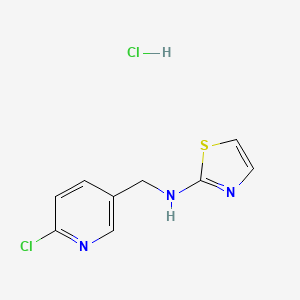 N-((6-Chloropyridin-3-yl)methyl)thiazol-2-amine hydrochloride