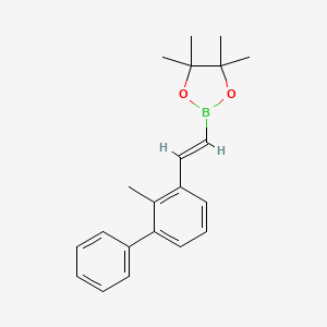 1,3,2-Dioxaborolane, 4,4,5,5-tetramethyl-2-[(1E)-2-(2-methyl[1,1'-biphenyl]-3-yl)ethenyl]-