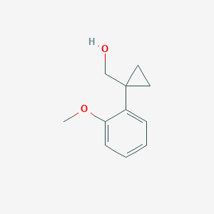 molecular formula C11H14O2 B1506027 [1-(2-Methoxy-phenyl)-cyclopropyl]-methanol 