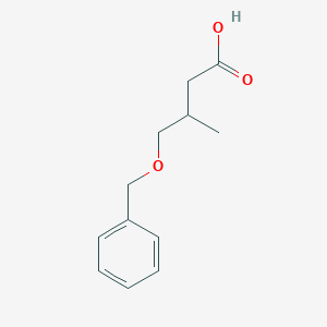 molecular formula C12H16O3 B150604 4-(苄氧基)-3-甲基丁酸 CAS No. 132437-90-2