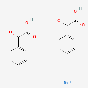 sodium;2-methoxy-2-phenylacetic acid