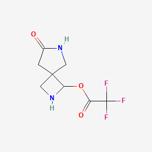 (7-Oxo-2,6-diazaspiro[3.4]octan-3-yl) 2,2,2-trifluoroacetate