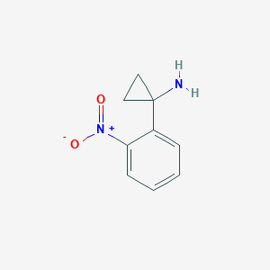 molecular formula C9H10N2O2 B1506052 1-(2-Nitrophenyl)cyclopropanamine 