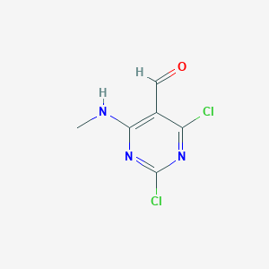 2,4-Dichloro-6-(methylamino)pyrimidine-5-carbaldehyde