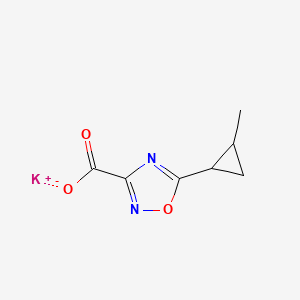 Potassium 5-(2-methylcyclopropyl)-1,2,4-oxadiazole-3-carboxylate