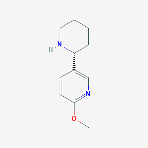 (R)-2-Methoxy-5-(piperidin-2-yl)pyridine