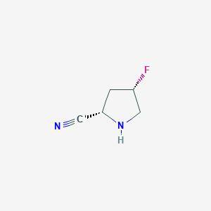 molecular formula C5H7FN2 B1506063 (2S,4S)-4-fluoropyrrolidine-2-carbonitrile 