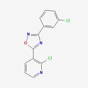 3-(3-Chlorophenyl)-5-(2-chloropyridin-3-yl)-1,2,4-oxadiazole