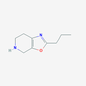 molecular formula C9H14N2O B1506066 2-Propyl-4,5,6,7-tetrahydro-oxazolo[5,4-C]pyridine CAS No. 885273-11-0