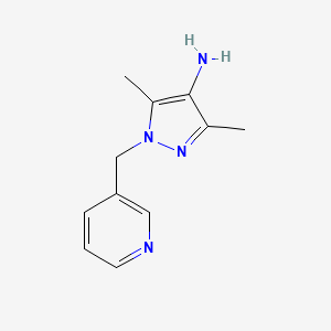 3,5-Dimethyl-1-(pyridin-3-ylmethyl)-1H-pyrazol-4-amine