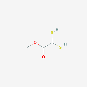 Methyl 2,2-bis(sulfanyl)acetate