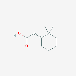 2-(2,2-dimethylcyclohexylidene)acetic acid