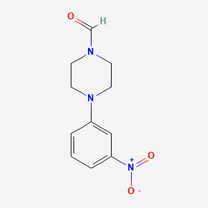 4-(3-Nitrophenyl)piperazine-1-carbaldehyde