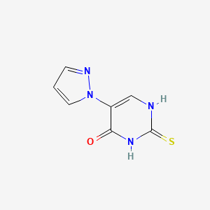 5-(1H-Pyrazol-1-yl)-2-thioxo-2,3-dihydropyrimidin-4(1H)-one