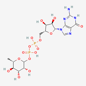 molecular formula C16H25N5O15P2 B15060762 GDP-6-deoxy-L-mannose 