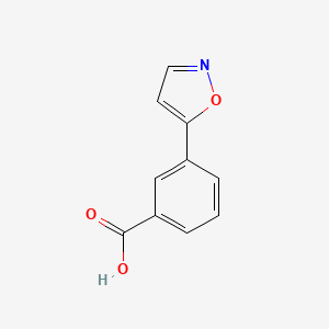 molecular formula C10H7NO3 B1506083 3-(Isoxazol-5-yl)benzoic acid CAS No. 852180-44-0