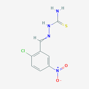 {[(2-Chloro-5-nitrophenyl)methylidene]amino}thiourea