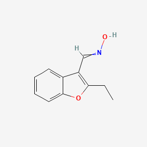 N-[(2-ethyl-1-benzofuran-3-yl)methylidene]hydroxylamine