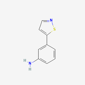 molecular formula C9H8N2S B1506092 3-(Isothiazol-5-yl)aniline CAS No. 904086-00-6