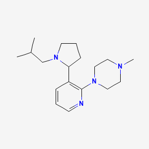 1-(3-(1-Isobutylpyrrolidin-2-yl)pyridin-2-yl)-4-methylpiperazine