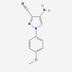 4-Amino-1-(4-methoxyphenyl)-1H-pyrazole-3-carbonitrile