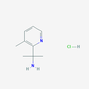 2-(3-Methylpyridin-2-yl)propan-2-amine hydrochloride