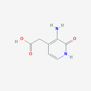 molecular formula C7H8N2O3 B1506104 2-(3-Amino-2-hydroxypyridin-4-YL)acetic acid 