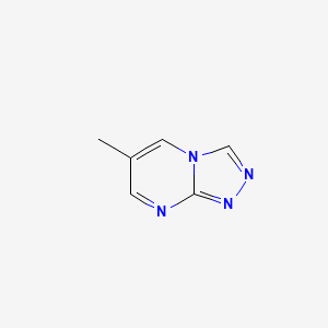 molecular formula C6H6N4 B1506106 6-Methyl-[1,2,4]triazolo[4,3-a]pyrimidine CAS No. 65267-47-2