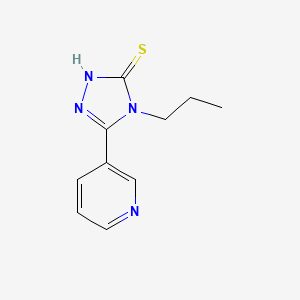 molecular formula C10H12N4S B1506107 4-Propyl-5-pyridin-3-YL-4H-1,2,4-triazole-3-thiol CAS No. 90871-44-6