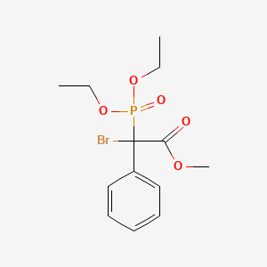 A-(diethoxyphosphinyl)-, methyl ester