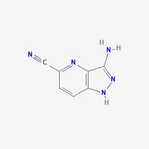 molecular formula C7H5N5 B1506118 3-amino-1H-pyrazolo[4,3-b]pyridine-5-carbonitrile 