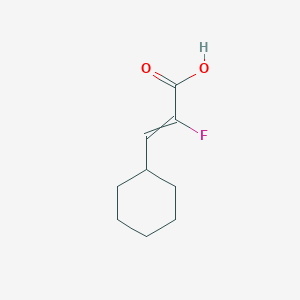 3-Cyclohexyl-2-fluoroprop-2-enoic acid