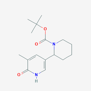 tert-Butyl 2-(6-hydroxy-5-methylpyridin-3-yl)piperidine-1-carboxylate