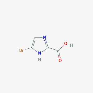 molecular formula C4H3BrN2O2 B1506128 4-溴-1H-咪唑-2-羧酸 CAS No. 1260753-02-3