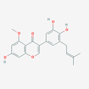 molecular formula C21H20O6 B150613 异黄素 CAS No. 125709-32-2
