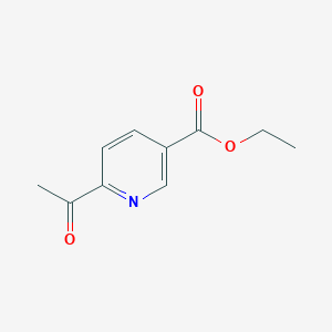 molecular formula C10H11NO3 B1506132 Ethyl 6-acetylnicotinate CAS No. 20857-24-3