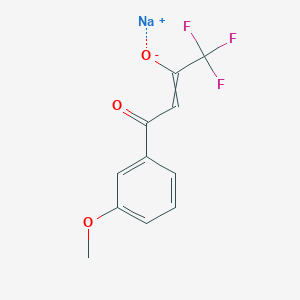 Sodium 1,1,1-trifluoro-4-(3-methoxyphenyl)-4-oxobut-2-en-2-olate